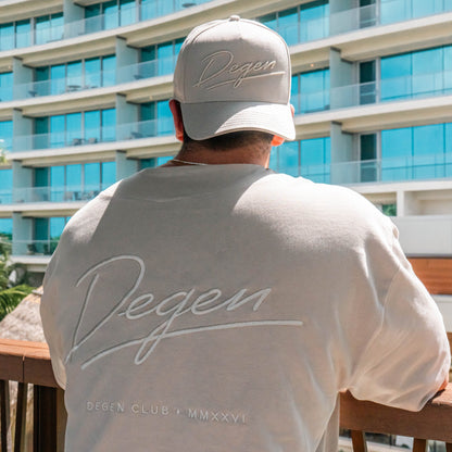 DEGEN CLUB HAT - BONE