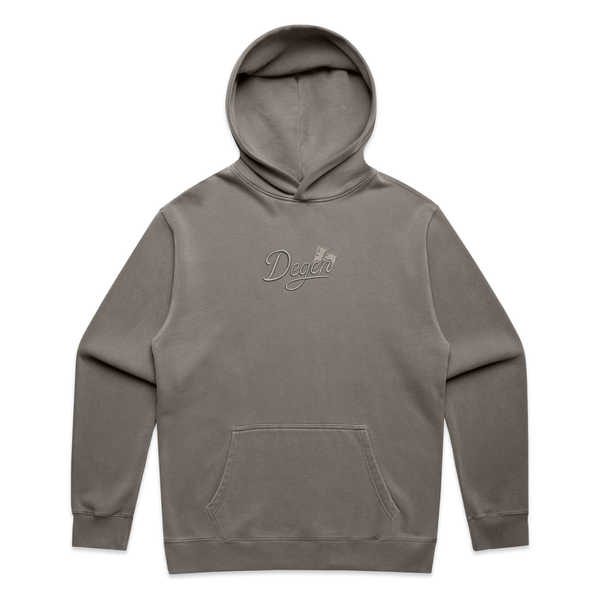 DEGEN RELAX HOODIE — Faded Grey