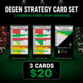 DEGEN STRATEGY CARD SET (3-PACK)
