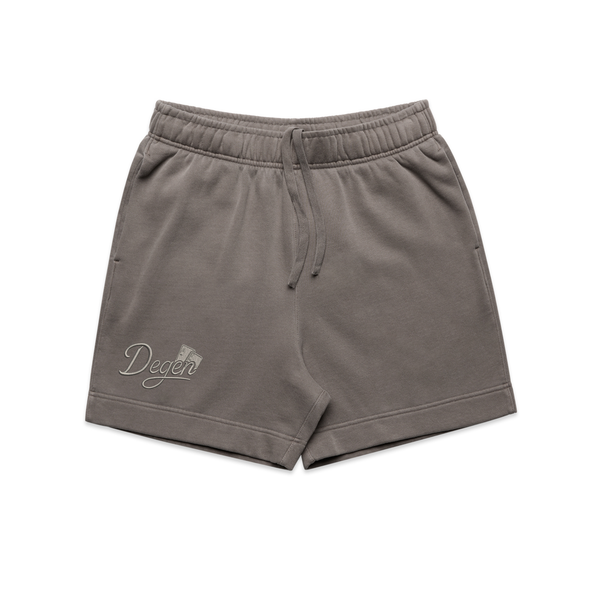 DEGEN RELAXED SWEAT SHORT — Faded Grey